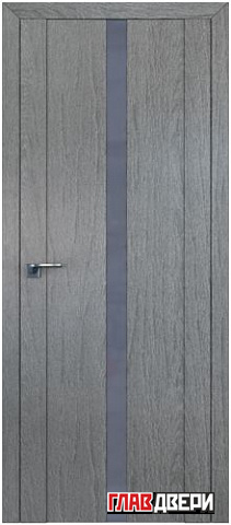 Дверь Profildoors 2.04XN стекло Серебро матлак (Грувд Серый)