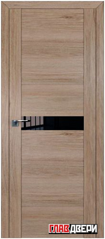 Дверь Profildoors 2.05XN стекло Черный лак (Салинас Светлый)