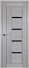 Дверь Profildoors 2.08XN Черный триплекс (Монблан)