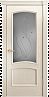 Дверь Linedoor Анталия-Л ясень жемчуг тон 27 со стеклом ковыль СВ