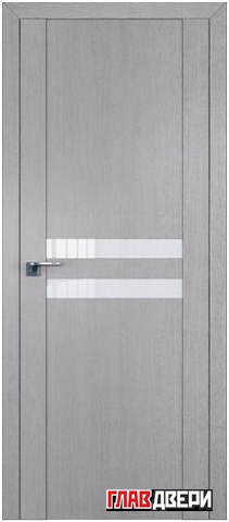 Дверь Profildoors 2.03XN стекло Белый лак (Монблан)