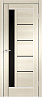 Дверь Velldoris Premier 3 PO Лакобель черное (Ясень японский)