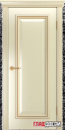 Дверь Linedoor Валенсия эмаль бисквит золото  Б006