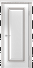 Дверь Linedoor Валенсия эмаль белая серый версаль Б009