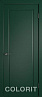 Дверь Colorit К3 ДГ (Зеленая эмаль)