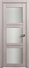 Дверь Status Elegant 146 стекло Сатинато белое (Дуб серый)