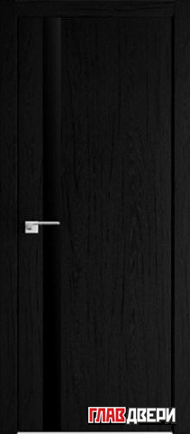 Дверь Profildoors 6ZN ABS стекло Черный лак (Дарк Браун)