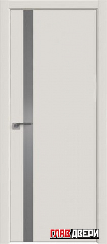 Дверь Profildoors 6E стекло Серебро матлак (матовая кромка) (ДаркВайт)
