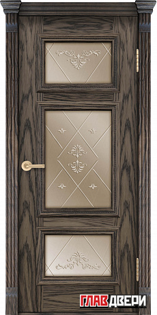 Дверь  Афина корица ТОН 39 прима бронза