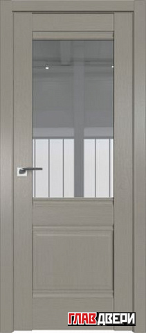 Дверь Profildoors 2XN стекло прозрачное (Стоун)