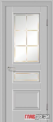 Дверь Profildoors 94U стекло Гравировка 1 (Манхэттен)