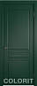 Дверь Colorit К2 ДГ (Зеленая эмаль)