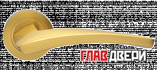 Дверные ручки MORELLI Luxury WIND OSA Цвет - Матовое золото
