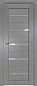 Дверь Profildoors 7XN стекло Дождь белый (Грувд Серый)