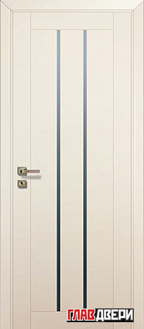 Дверь Profildoors 49U стекло Графит (Магнолия Сатинат)
