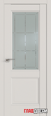 Дверь Profildoors 90U стекло Гравировка 1 (Манхэттен)