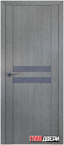 Дверь Profildoors 2.03XN стекло Серебро матлак (Грувд Серый)