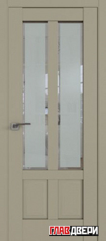Дверь Profildoors 2.117U стекло Square матовое (Шеллгрей)