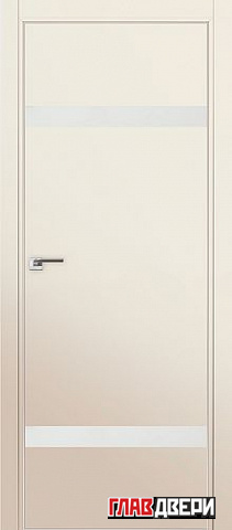 Дверь Profildoors 3E стекло Белый лак (матовая кромка) (Магнолия Сатинат)