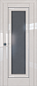 Дверь Profildoors 24L стекло Графит (молдинг серебро) (Магнолия Люкс)
