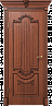Дверь Velldoris Олимпия ПГ (Дуб янтарный+патина черная)