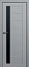 Дверь Profildoors 37U стекло Графит (Манхэттен)