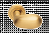 Дверные ручки MORELLI Luxury UOVO OSA Цвет - Матовое золото