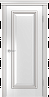 Дверь Linedoor Валенсия эмаль белая серебро