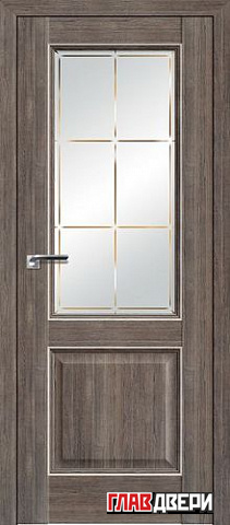 Дверь Profildoors 90XN стекло Гравировка 1 (Салинас Темный)