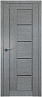 Дверь Profildoors 2.10XN Черный триплекс (Грувд Серый)