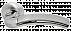 Дверные ручки MORELLI MH-02 SN/CP ПАЛАЦЦО - II Цвет - Белый никель/полированный хром