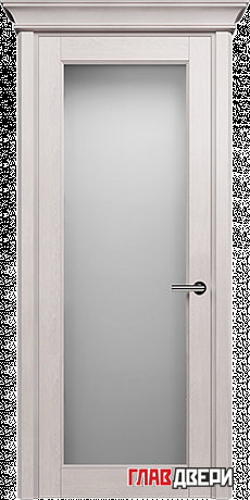 Дверь Status Classic 552 стекло Сатинато Белое (Дуб белый)