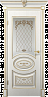 Дверь Velldoris Вителия ПО (Белое дерево+патина золото)