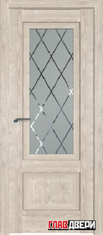 Дверь Profildoors 2.90XN стекло Крупный ромб (Каштан Светлый)