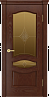 Дверь Linedoor Амелия-Л шевруд тон 35 со стеклом амелия 3Д бр