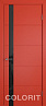 Дверь Colorit К4 ДО (Красная эмаль)