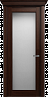 Дверь Status Classic 552 стекло Сатинато Белое (Орех)