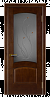 Дверь Linedoor Анталия красное дерево тон 10 со стеклом