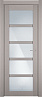 Дверь Status Optima 122 стекло Белое (Дуб белый)