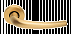 Дверные ручки MORELLI Luxury LILLA OSA Цвет - Матовое золото