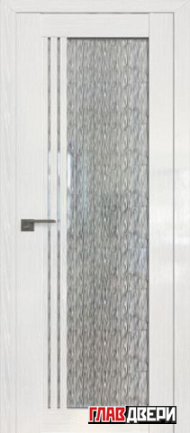 Дверь Profildoors 2.51STP стекло Дождь белый (Pine White glossy)