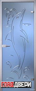 Дверь Дельфин прозрачное б/ц