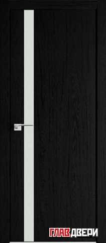 Дверь Profildoors 6ZN ABS стекло Белый лак (Дарк Браун)