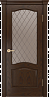 Дверь Linedoor Пронто-К шоколад тон 30 со стеклом милтон бр
