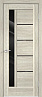Дверь Velldoris Premier 3 PO Лакобель черное (Дуб дымчатый)