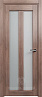 Дверь Status Optima 135 стекло Белое (Дуб капучино)