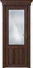 Дверь Status Classic 521 стекло Итальянская решетка (Орех)