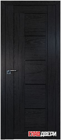 Дверь Profildoors 2.10XN Черный триплекс (Дарк Браун)