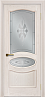 Дверь Linedoor Оливия ясень жемчуг тон 27 со стеклом багет византия