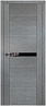 Дверь Profildoors 2.01XN стекло Черный лак (Грувд Серый)